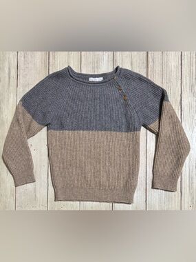 Patachou knit sweater 6y boys cashmere/wool/poly/viscose blend